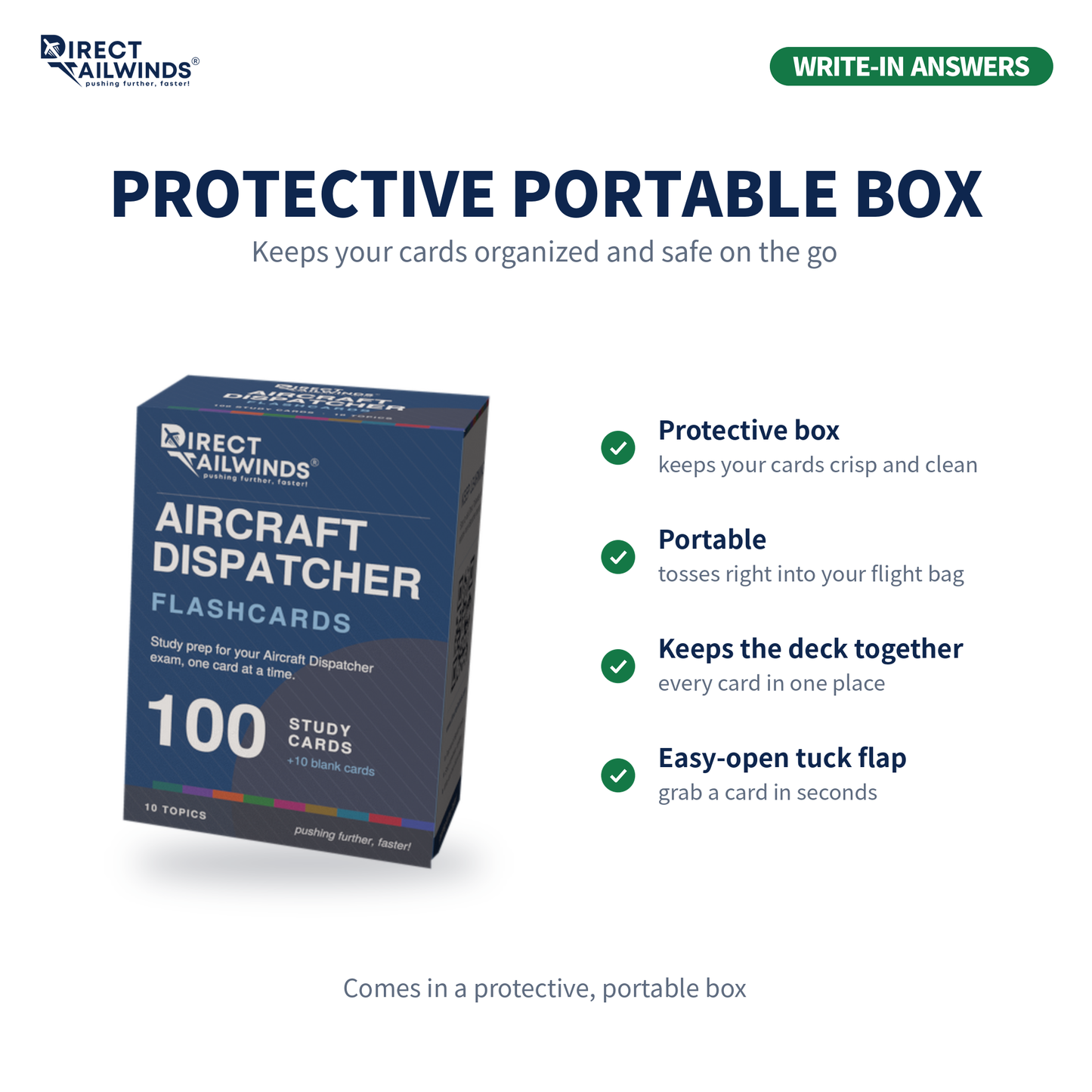Aircraft Dispatcher Flashcards: Write-In Edition