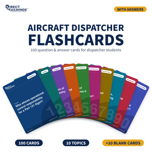 Aircraft Dispatcher Flashcards: Complete Answer Edition